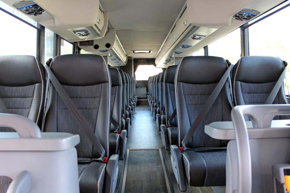 Land to Air Express Bus Interior