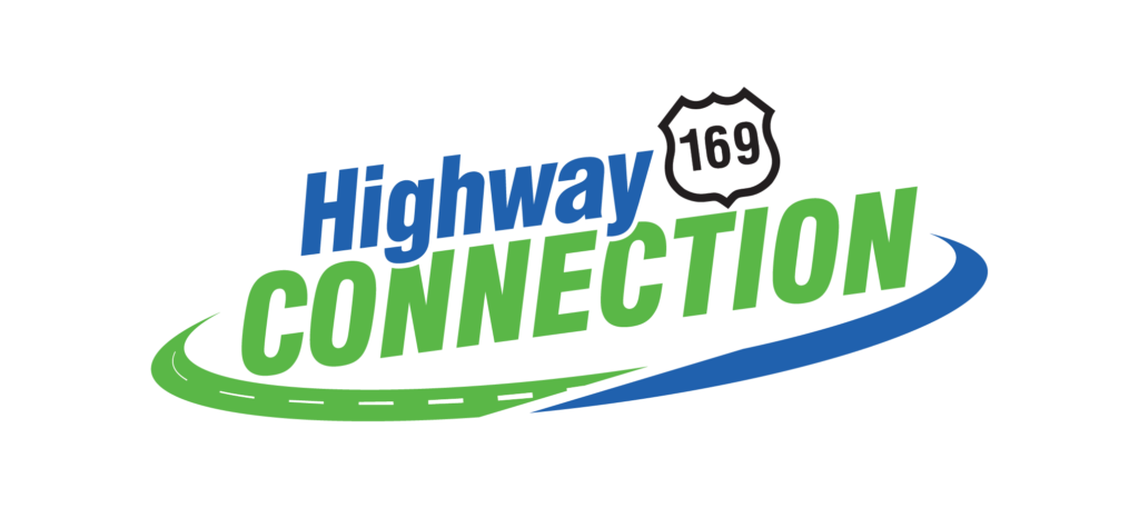 land to air express Highway 169 Connection Logo