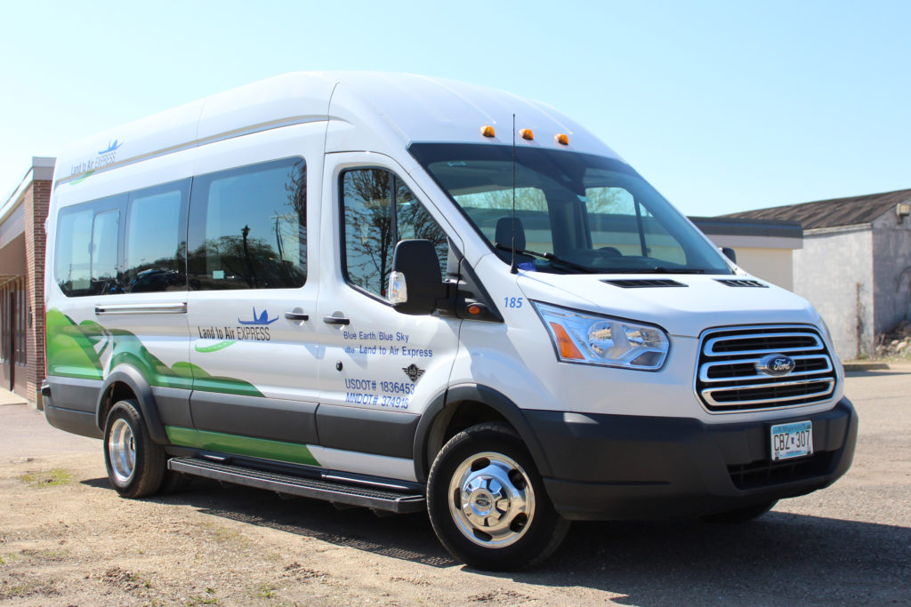 land to air express shuttle van