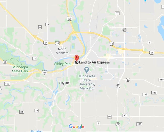 Land to Air Express Indicator on Google Map